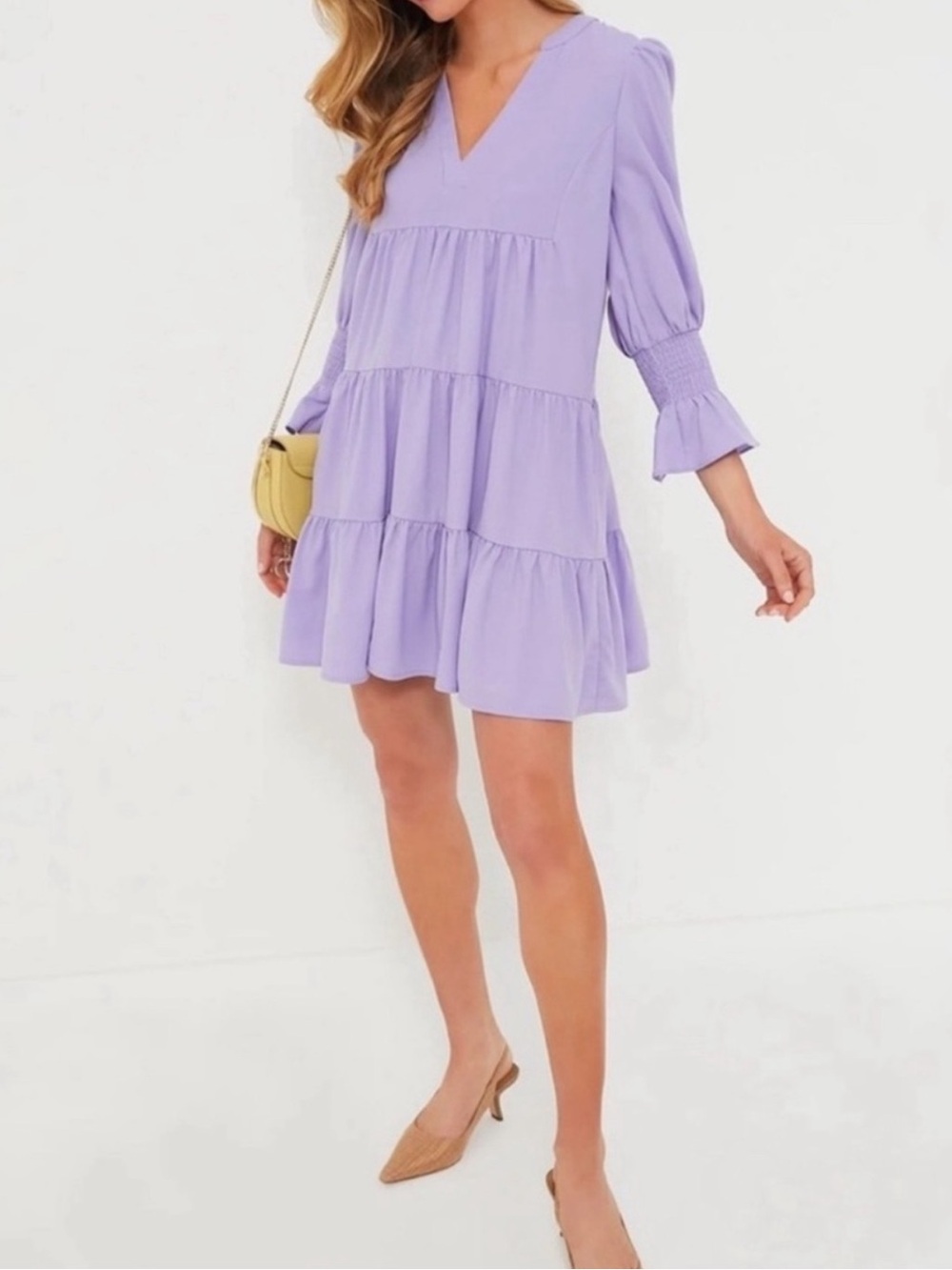 Tuckernuck Pomander Place Lilac Crepe Kenzo Mini Dress